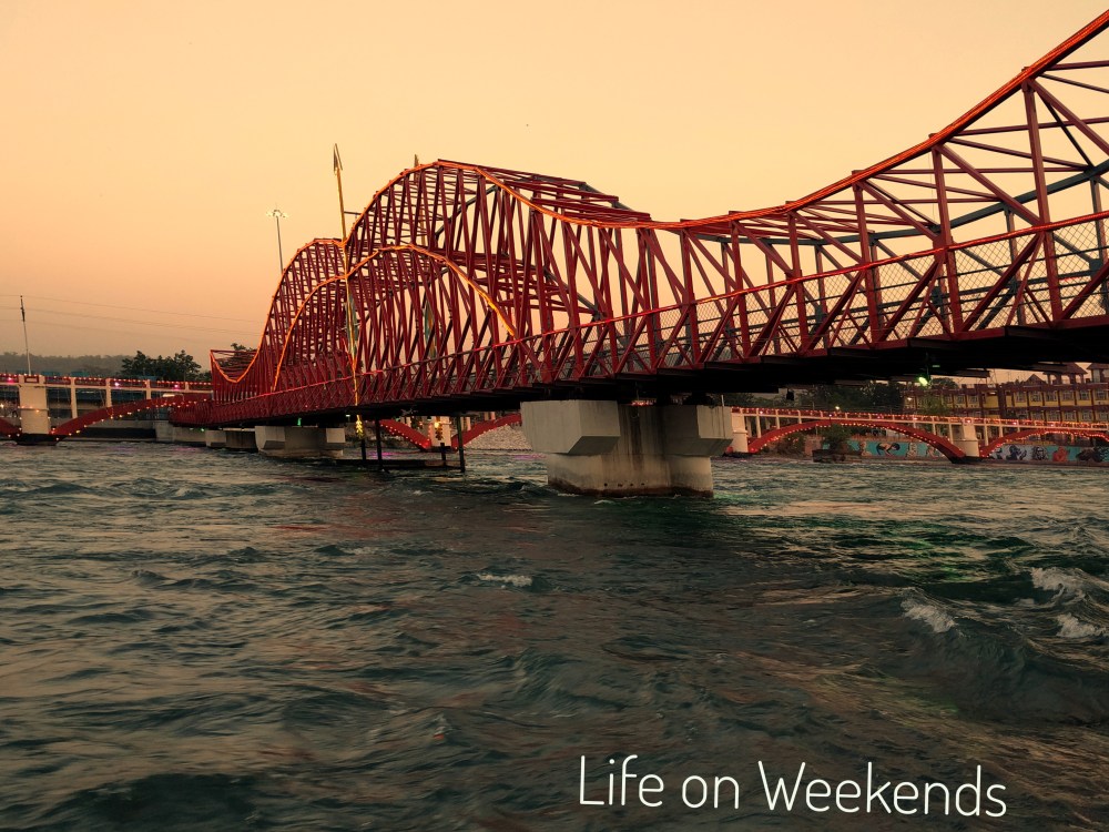Ganga (Ganges) river flowing in Haridwar